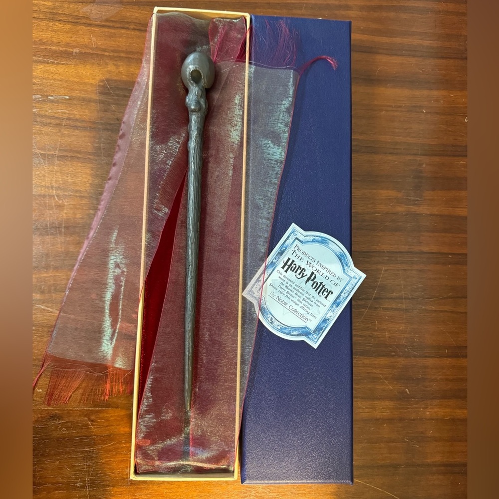RARE Mad Eye Moody wand DISCONTINUED Noble Collection original Ollivander’s Box